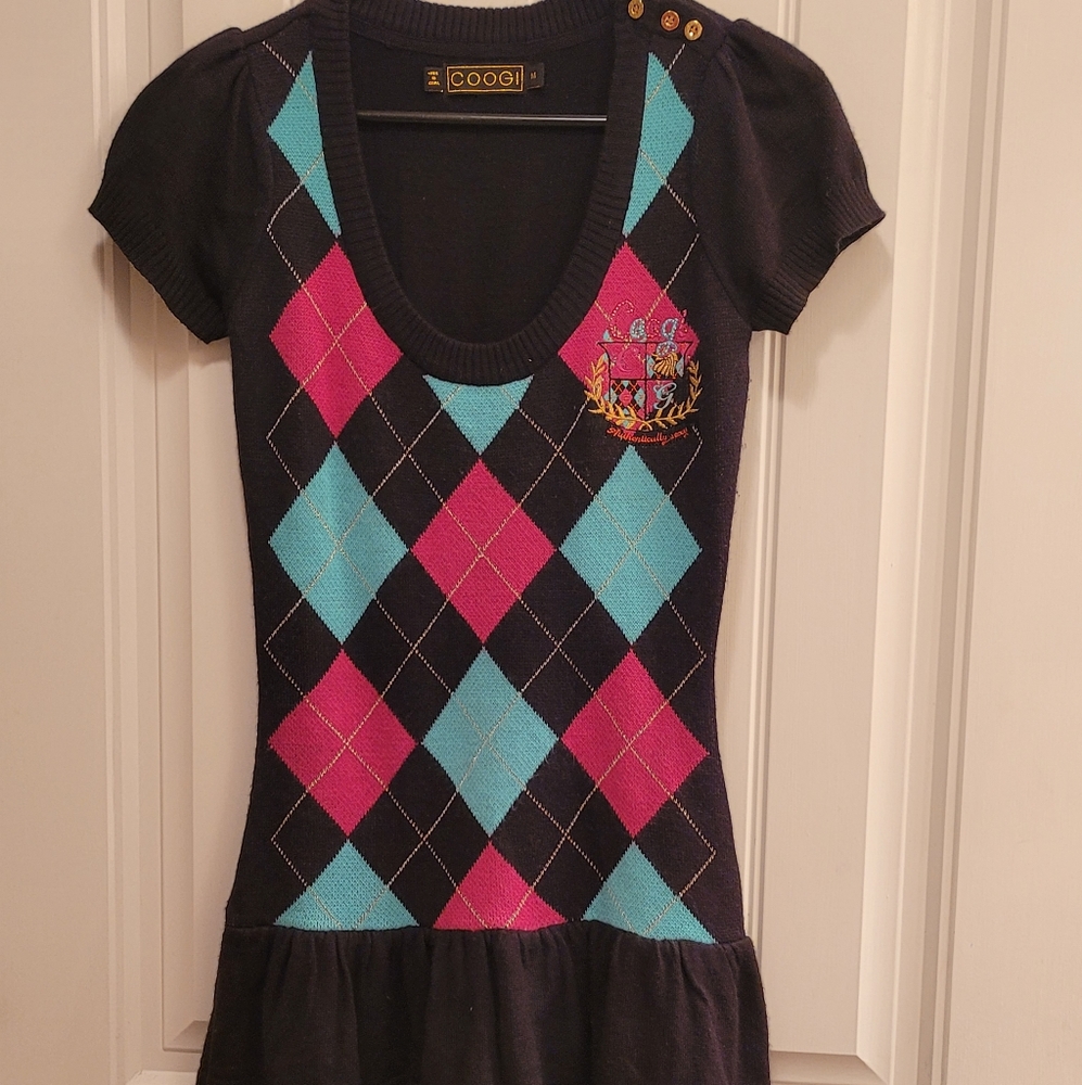 Black Coogi Dress (juniors) Med
